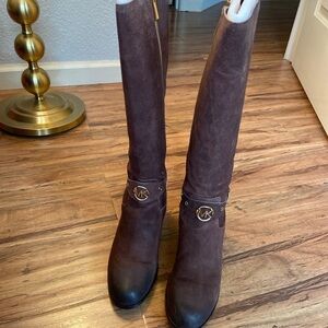 Michael Kors Tall Boots in Rich Brown